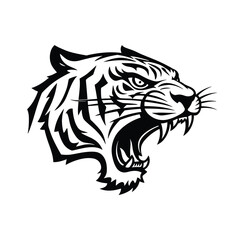 Angry Tiger Vector Design