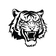Angry Tiger Vector Design