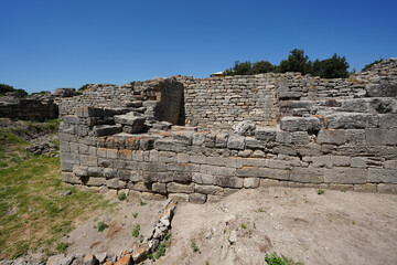 Troy ancient city in Canakkale, Turkiye