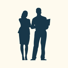 Human icon business persons vector