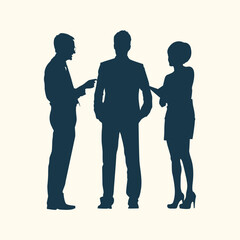 Human icon business persons vector