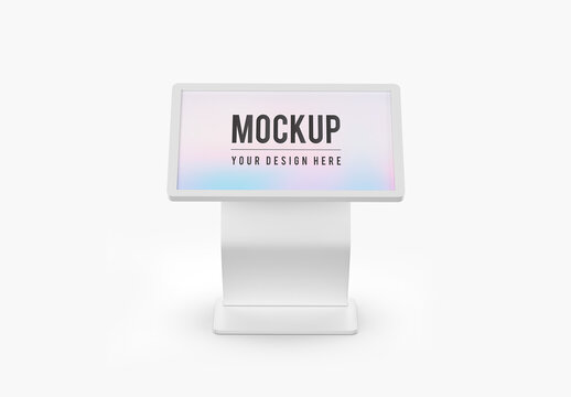 Information Kiosk Digital Mockup - Front View