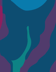 abstract background with untidy waves Illustration