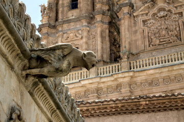 Gargoyle in Salamanca cathedral, Spain