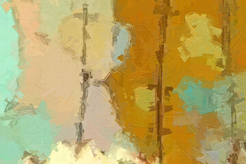 Oil paintings and various flowers, lotus leaves, lotus flowers, marine creatures, plum blossoms, roses, peonies, and other beautiful things