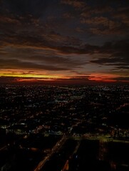 Fototapeta premium Paisaje desde un mirador en la ciudad de Bogotá
