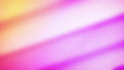 Vibrant abstract gradient featuring soft transitions of purple, pink, and yellow hues, enhanced by a grainy texture. Ideal for creative backgrounds, wallpapers, and digital designs