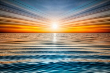 Obraz premium Sea Blue Gradient Ombre Background with Blue Stripes for Low Light Photography