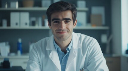 Obraz premium Pharmacist in a Lab