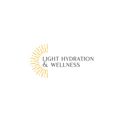 minimal Sun logo design