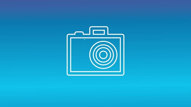 Camera Line Animation, Trim Paths , Adobe After Effects