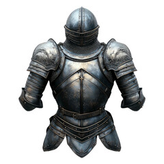 Vintage Knight Armor Isolated on Transparent Background