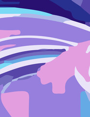 abstract background poster with untidy waves Illustration