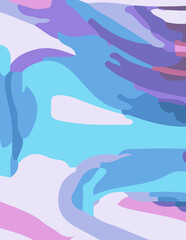abstract background poster with untidy waves Illustration