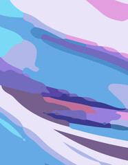 abstract background poster with untidy waves Illustration