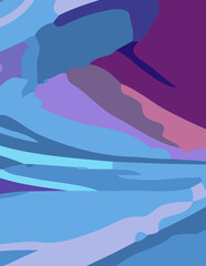 abstract background poster with untidy waves Illustration