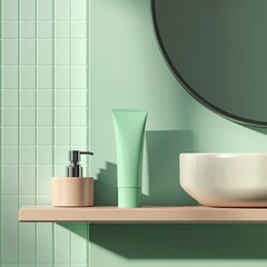 modern kitchen interior with utensils