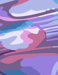 abstract background poster with untidy waves Illustration