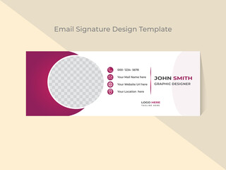 Modern & Clean Email Signature Design Template