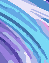 abstract background poster with untidy waves Illustration