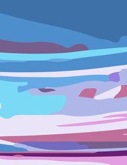 abstract background poster with untidy waves Illustration