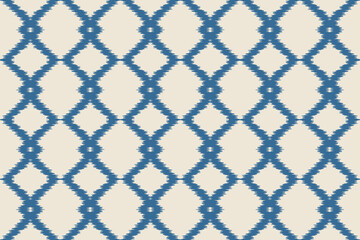 Ethnic abstract ikat art. Fabric Morocco, geometric ethnic pattern seamless. Background, Design for fabric, curtain, carpet, wallpaper, clothing, scarf, wrapping, Batik, vector illustration