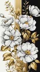 background with flowers