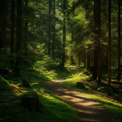 Fototapeta premium path in the forest