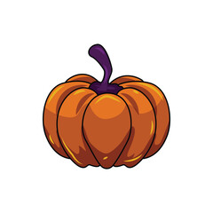 Pumpkin vegetable ripe design vector