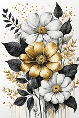 bouquet of yellow flowers