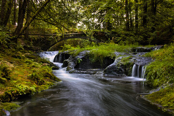 Mill Bay Stone Bridge, Mill Bay, Vancouver Island, BC Canada