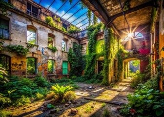 Urban Exploration Photography of Abandoned Places with Lôbo Theme