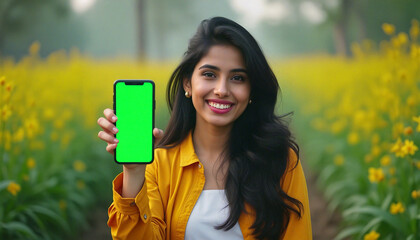 woman with phone