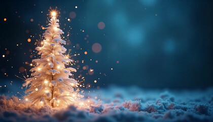 christmas tree with lights