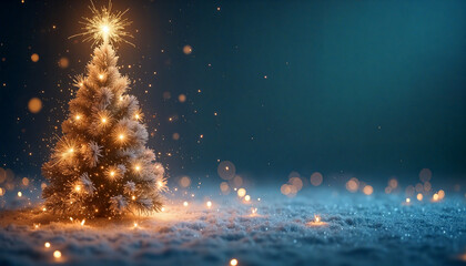 christmas tree with lights