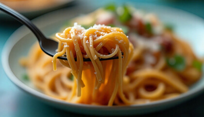spaghetti with sauce