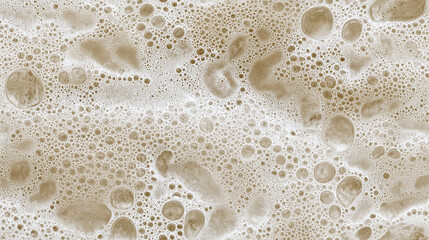 a close-up, top-down view of frothy soap bubbles covering the entire surface