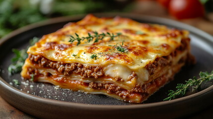 Savoring Layers of Authentic Italian Bolognese Lasagna Delight