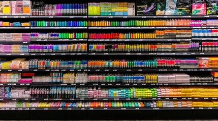Colorful Packaging on Store Shelves