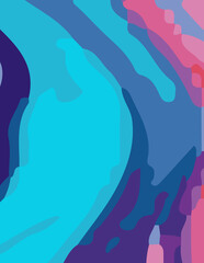 abstract background with untidy waves Illustration