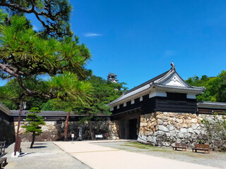 高知城追手門