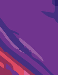 abstract background with untidy waves Illustration