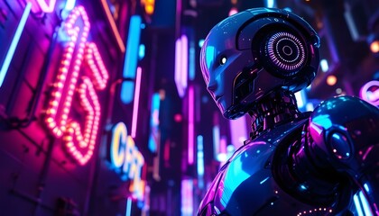 Fototapeta premium Futurestic robot photo