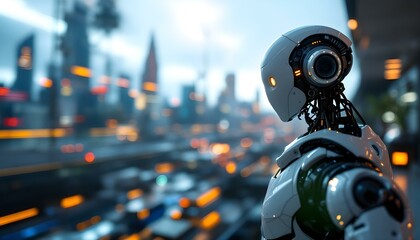 Fototapeta premium Futurestic robot photo