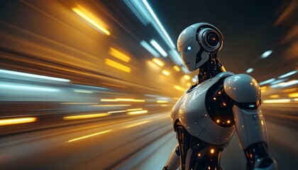 Fototapeta premium Futurestic robot photo