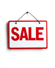 sale sign isolated on white background