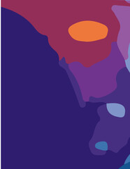 abstract background with untidy flalt abstract background for poster and bannerwaves Illustration