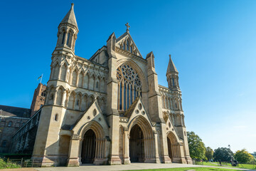 Obraz premium Cathedral Church of Saint Alban in St.Albans, England