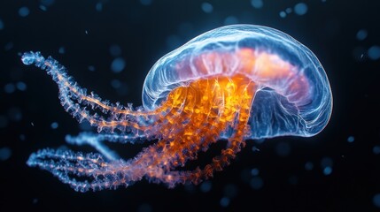 Obraz premium Ultra-Realistic Photography of Isolated Golgi Apparatus - High Quality Product Image with Cinematic Lighting