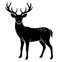 deer silhouette vector
